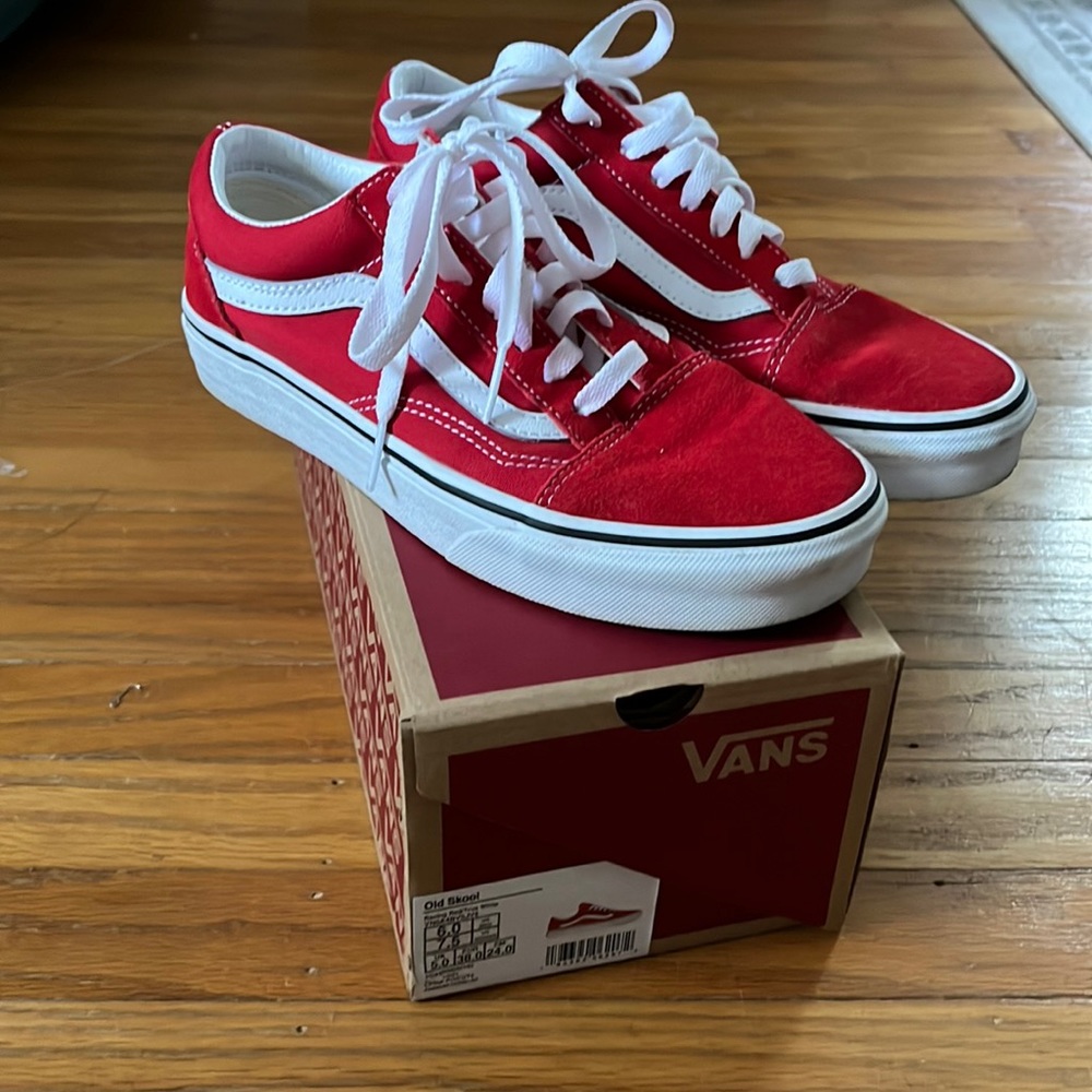 Red Old Skool Vans